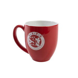 Red TAPS Logo Bistro Mug