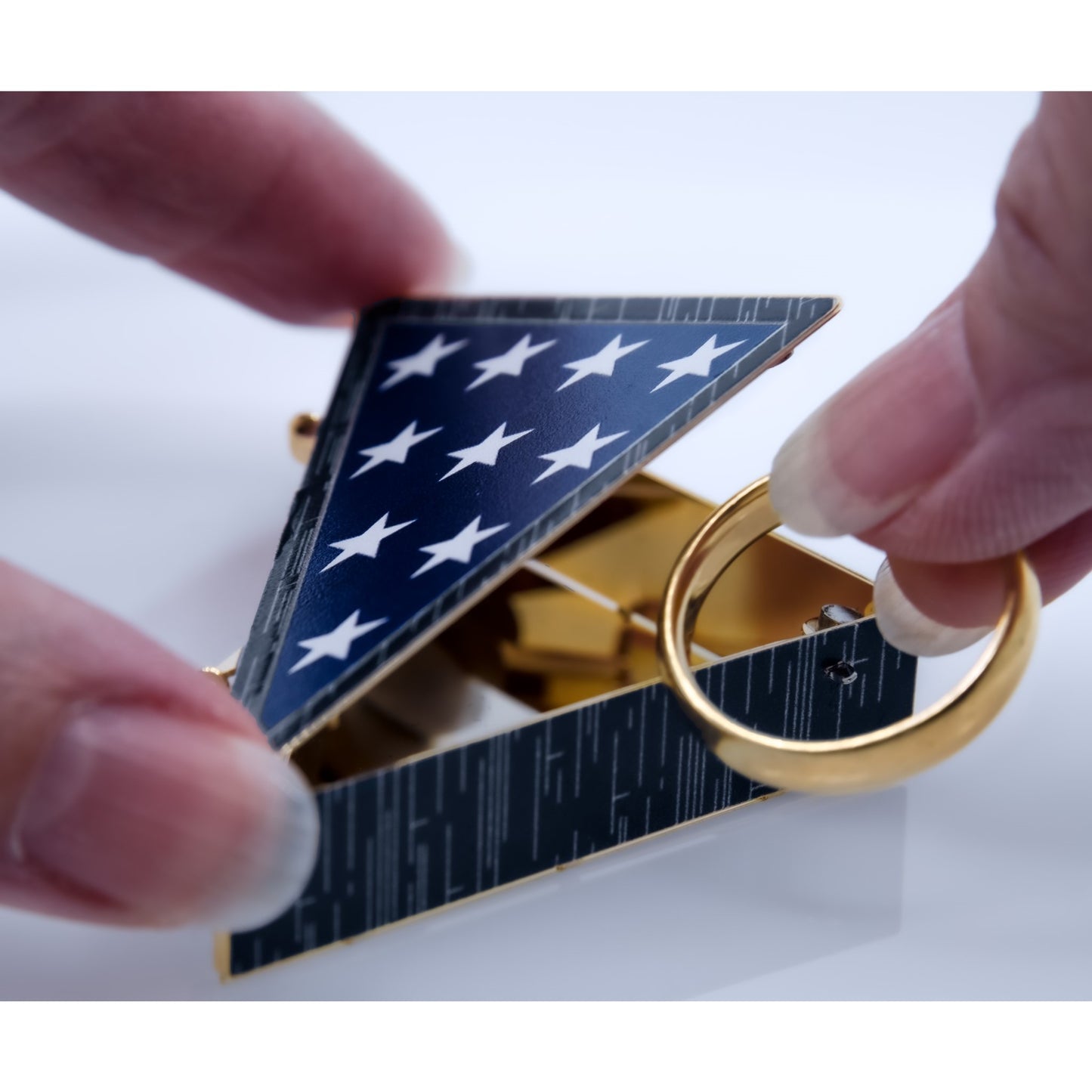Folded Flag Keepsake Box