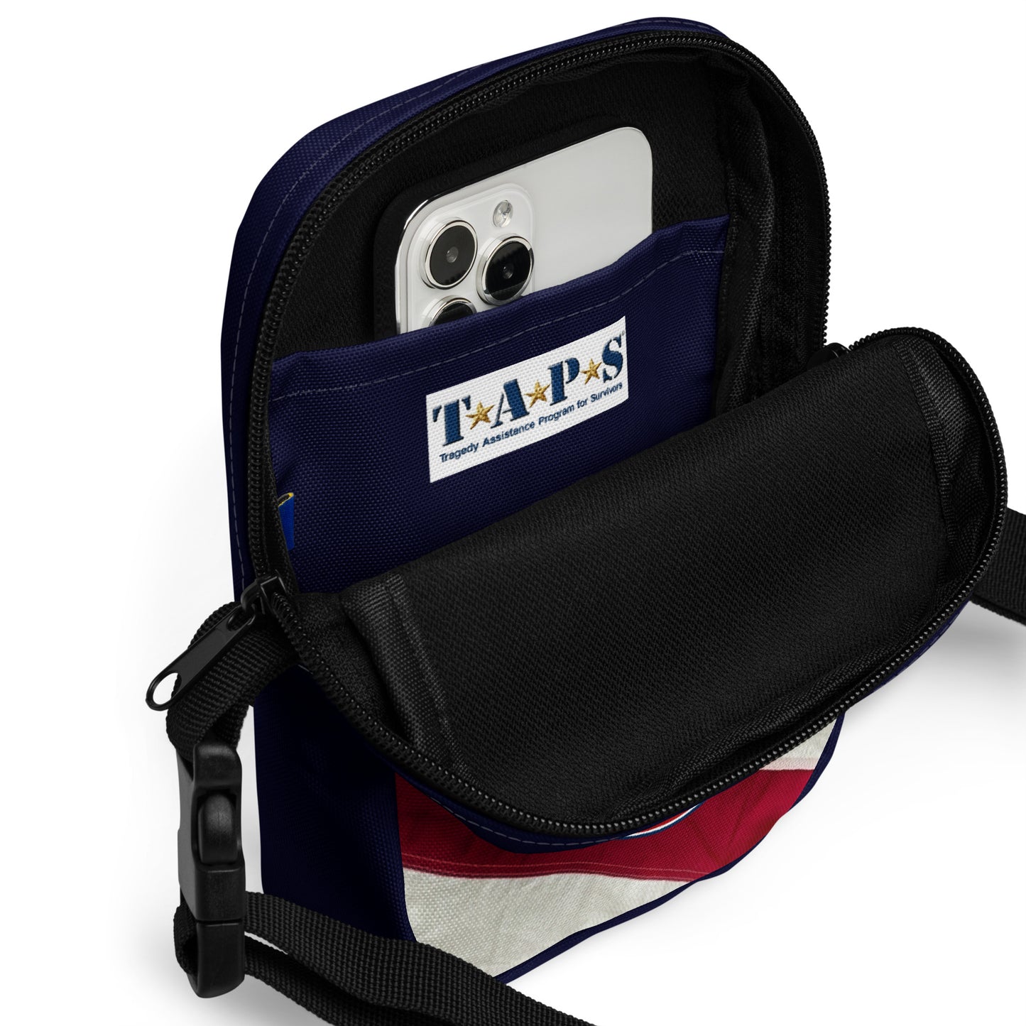 Utility Crossbody Bag with TAPS Logos