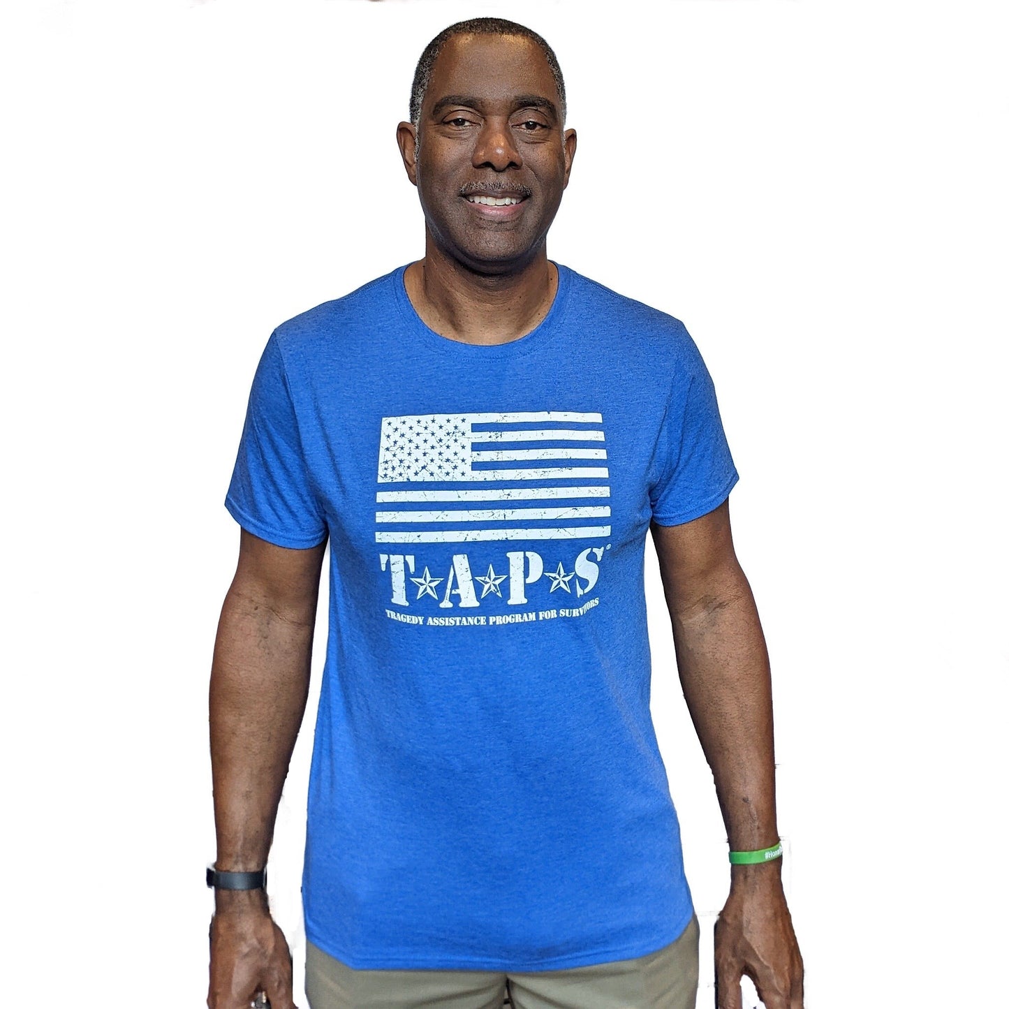Flag Front Short Sleeve Tee
