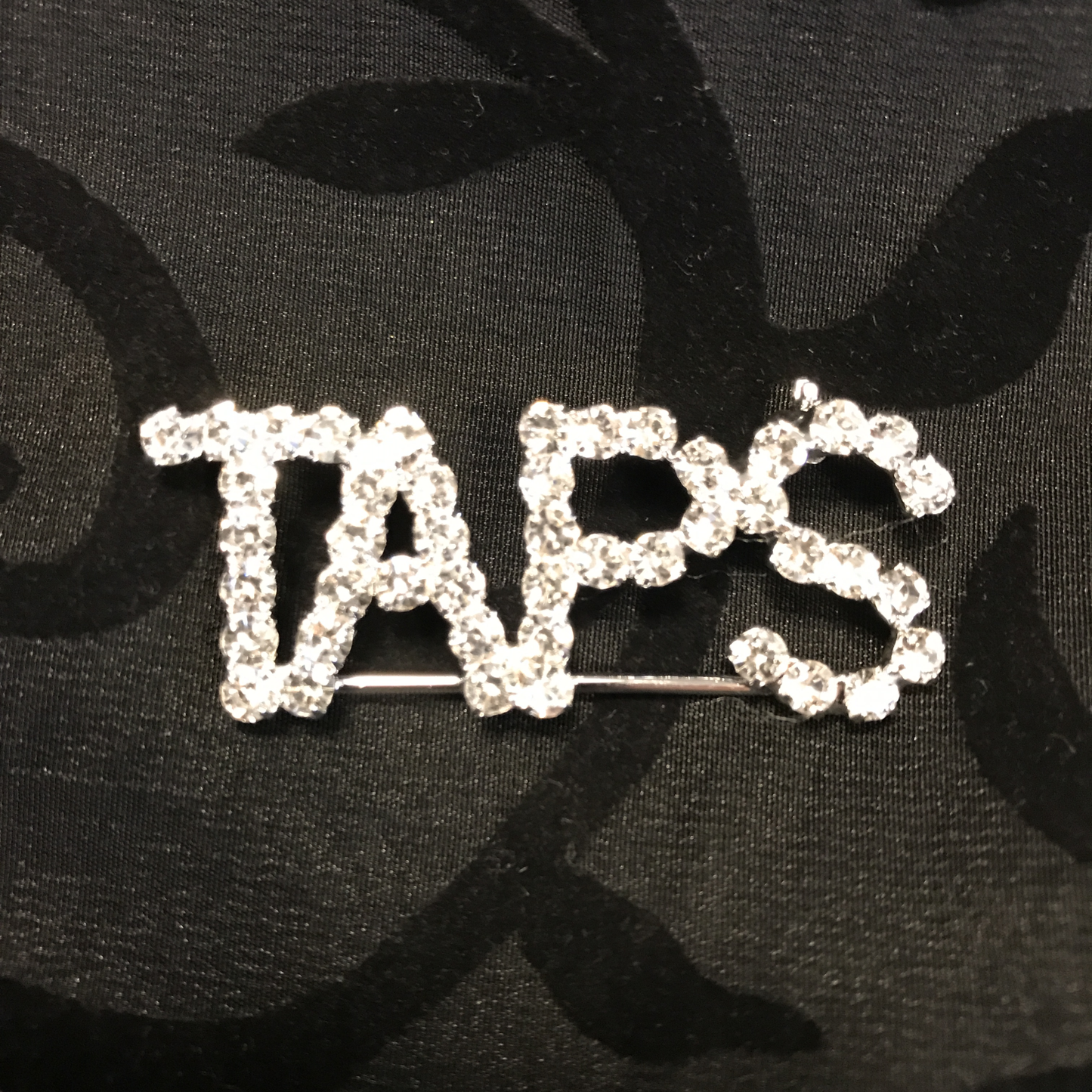 Rhinestone TAPS Brooch