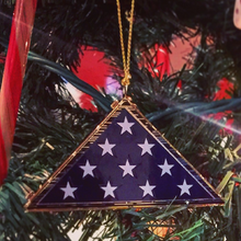 Load image into Gallery viewer, Folded Flag Ornament