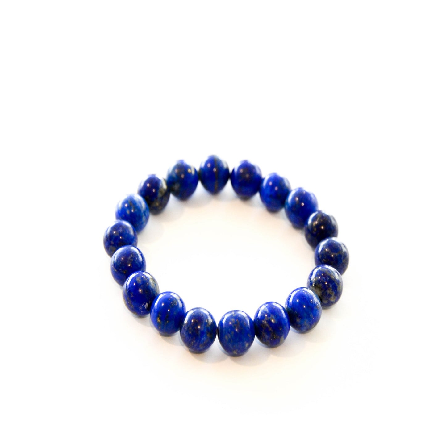 Lapis Stretch Beaded Bracelet