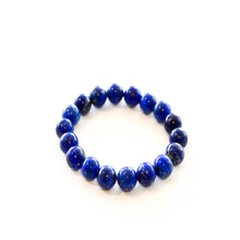 Load image into Gallery viewer, Lapis Stretch Beaded Bracelet