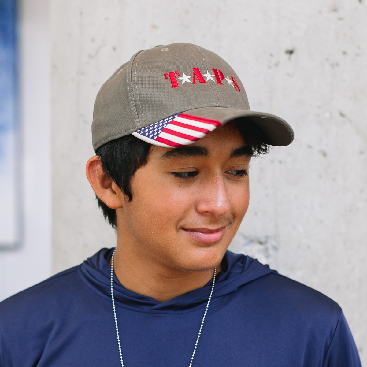 American Flag Structured Cap – TAPS Store