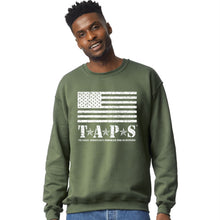 Load image into Gallery viewer, Flag Front Crew Neck Sweatshirt