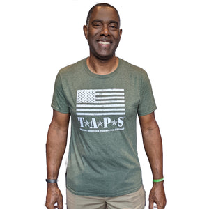 Flag Front Short Sleeve Tee