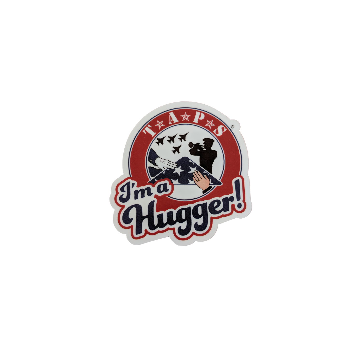 TAPS "I'm A Hugger!" Button