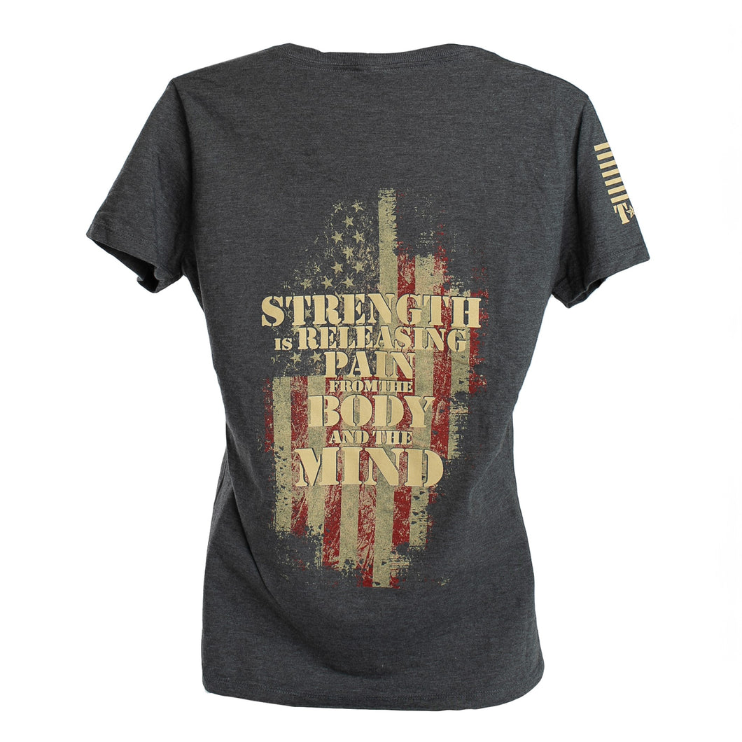 Strength Ladies V-Neck T-shirt