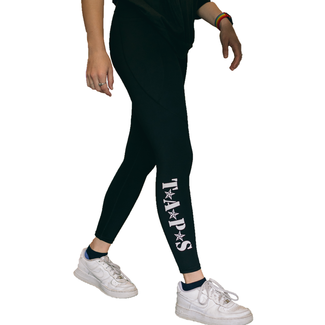 Women's High Waisted Leggings with TAPS Logo