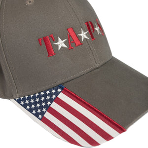 American Flag Structured Cap
