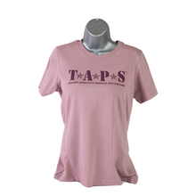Load image into Gallery viewer, Women&#39;s Relaxed Tone on Tone TAPS Logo Tee