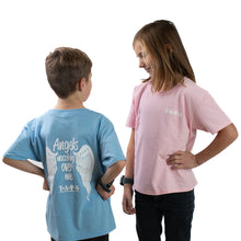 Load image into Gallery viewer, Youth Angels Watching Over Me Short Sleeve Tee