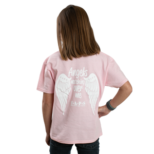 Youth Angels Watching Over Me Short Sleeve Tee