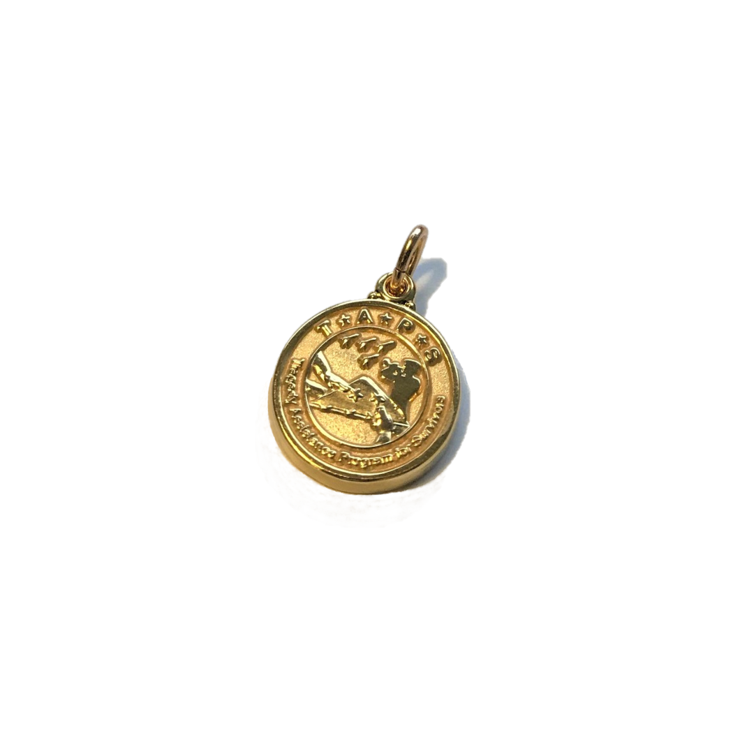 18k Gold Plated TAPS Charm