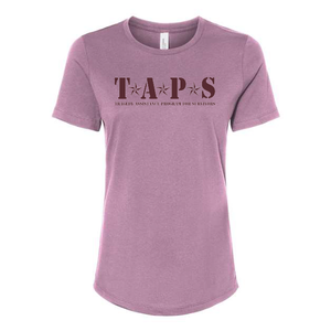 Women's Relaxed Tone on Tone TAPS Logo Tee