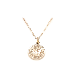 TAPS Sterling Silver Necklace and Logo Charm