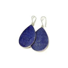 Load image into Gallery viewer, Lapis Teardrop Earrings
