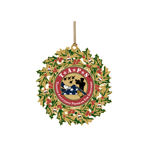 Wreath Ornament with TAPS Logo